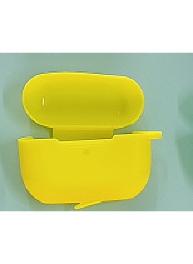 Generic - Protective Case For Airpods Pro Apple Third Generation Airpodspro2 Wireless Headset Silicone Protective Case-Color:115C Yellow-Applicable Model:Airpods Pro2 (without Ears, One-piece) - Image 1