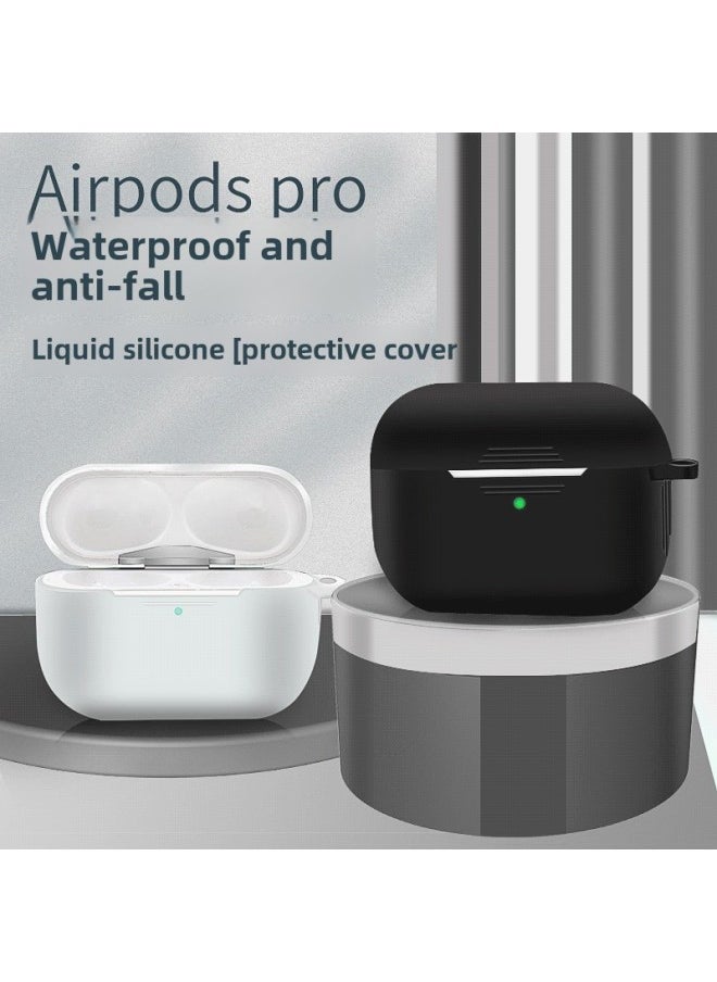 Generic - Protective Case For Airpods Pro Apple Third Generation Airpodspro2 Wireless Headset Silicone Protective Case-Color:115C Yellow-Applicable Model:Airpods Pro2 (without Ears, One-piece) - Image 1