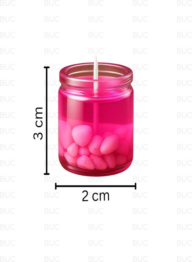 BUC Gel Tea Light Candles Multicolor Eco-Friendly Wax Candle Decorative Diwali & Festival Lights Home Décor & Gifting (Pack of 6) - Image 4