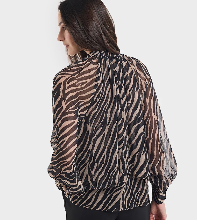 بي سي بي جي Tie Neck Top