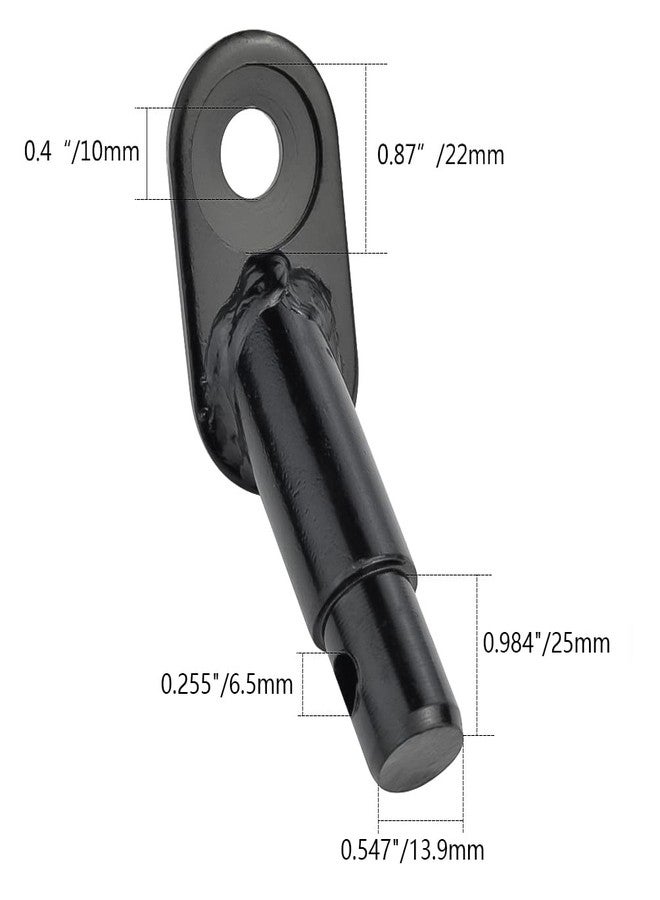 Fengek 2 Packs Bike Trailer Coupler, Fengek Bike Trailer Hitch Instep Attachment for Instep, Black - Image 2