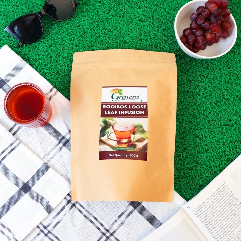 Grenera South African Rooibos Tea 500 gram, Red Tea, Imported from South Africa, Caffeine Free, Antioxidants Rich Infusion - Image 3