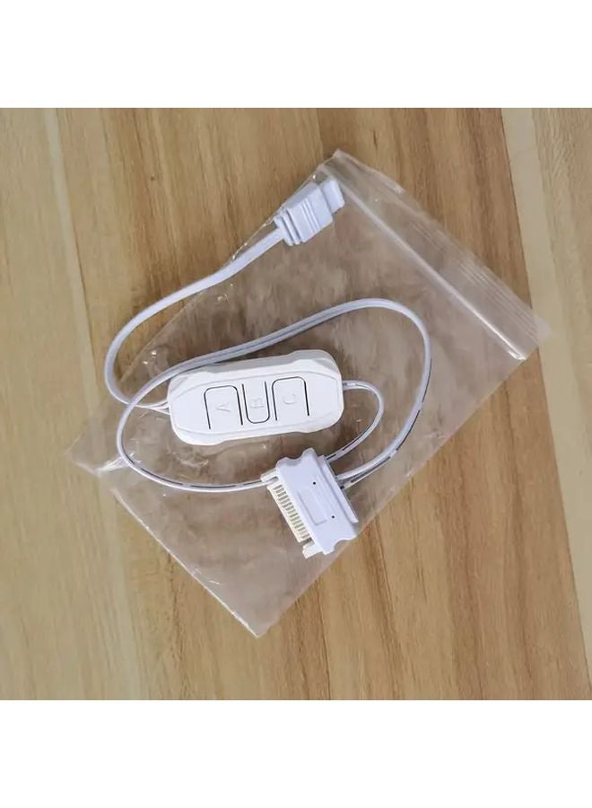 Mini5V3PinARGB XKQ White Fan Hub Remote Control Multiple Lighting Modes - Image 1