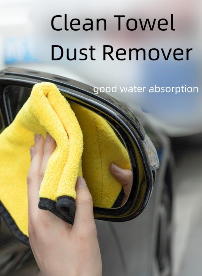 Microfiber Car Drying Towel for Car Cleaning and Detailing, Double Sided, Extra Thick Plush Microfiber Towel Lint Super Absorbent Detailing Towel for Car, Windows, Screen and Kitchen - Image 2
