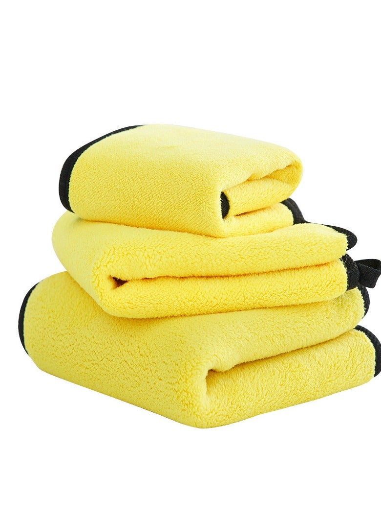 Microfiber Car Drying Towel for Car Cleaning and Detailing, Double Sided, Extra Thick Plush Microfiber Towel Lint Super Absorbent Detailing Towel for Car, Windows, Screen and Kitchen - Image 4