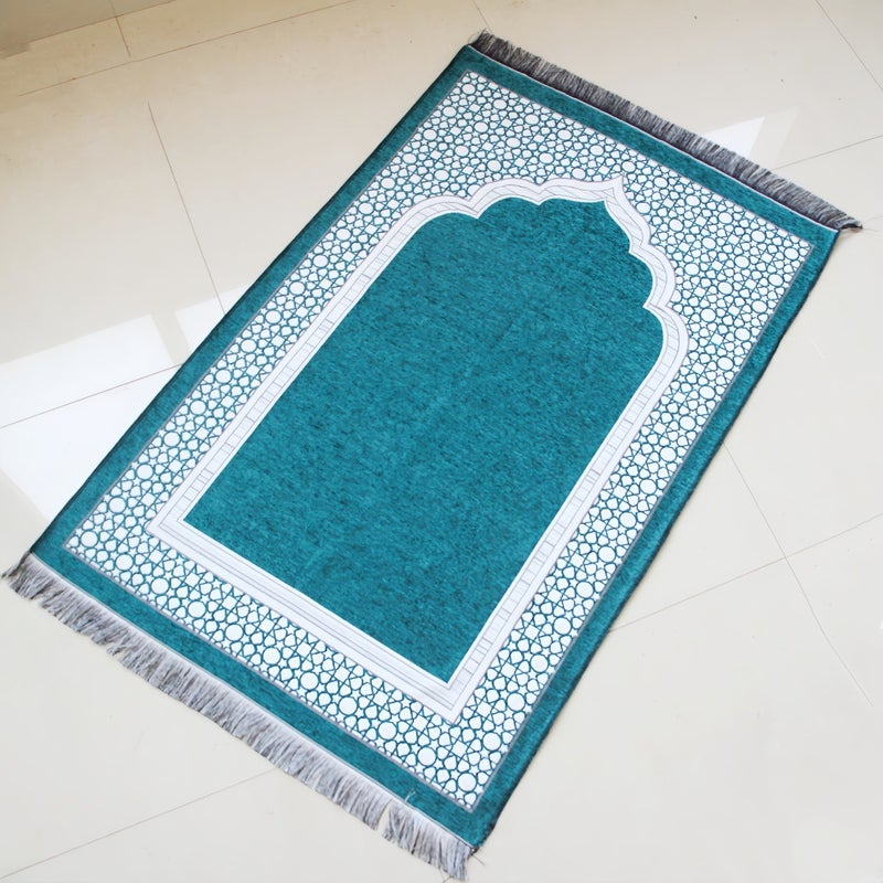 Soft Home Rug 70*110, New Chinese Style with White Polka Dots - Machine Washable - Image 1