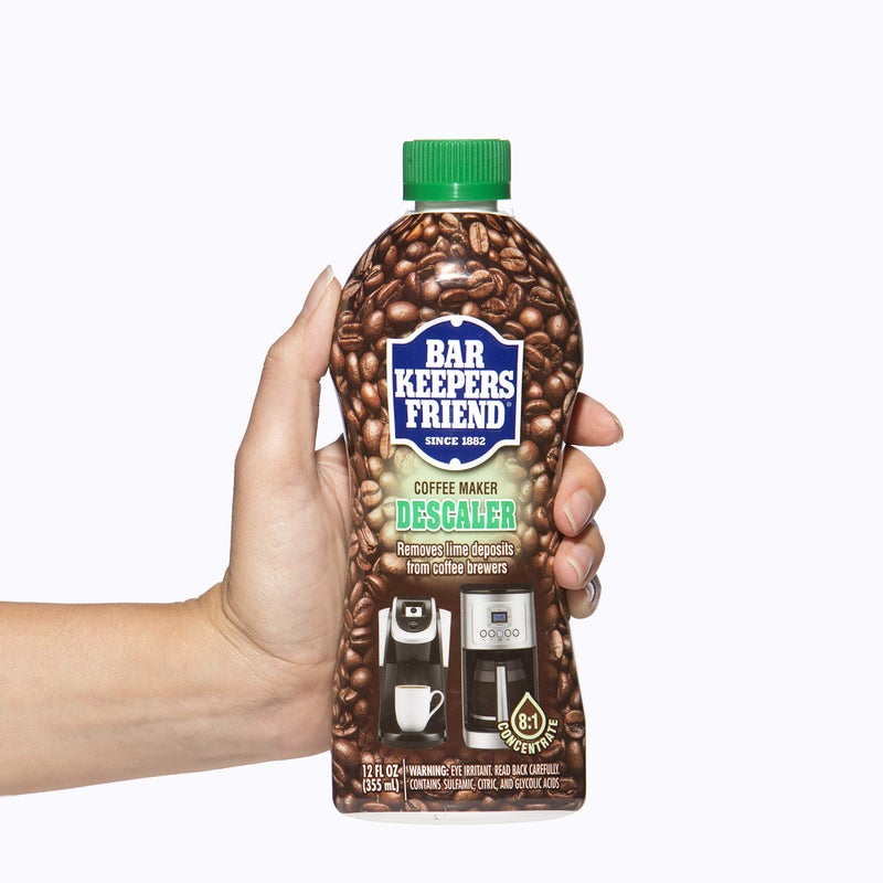 Bar Keepers Friend Coffee Maker Descaler (12 oz) - Removes Mineral Deposits from Espresso Makers and Automatic Drip and Single-Cup Coffee Makers - Image 4