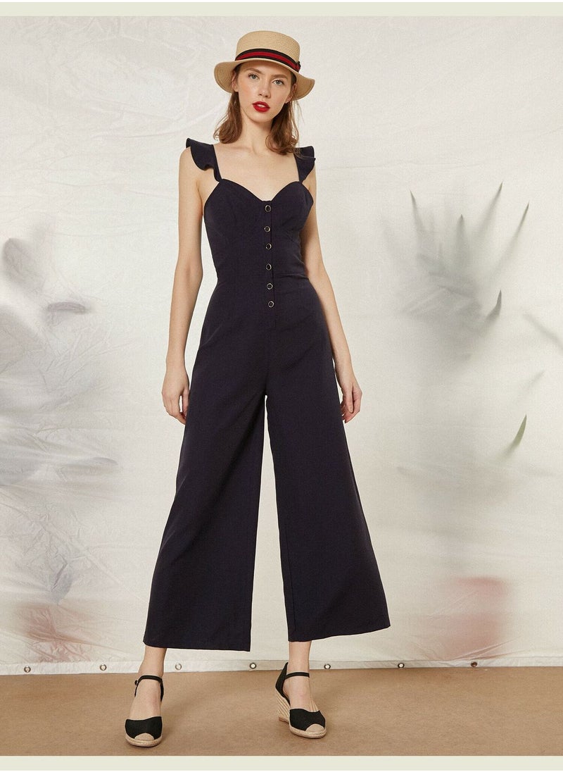 KOTON - Button Detailed Jumpsuits - Image 1