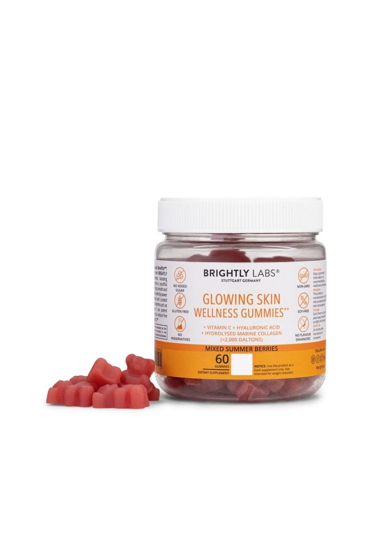 Transform with Glowing Skin Wellness Gummies! Packed with Marine Collagen, Vitamin C & Hyaluronic Acid Mixed Summer Berries Flavor. Sugar-Free. 60 Gummies. - pzsku/ZA3887697EAE370B4BD7FZ/45/_/1690602939/c47d0ac3-0a76-481a-8216-b5e696419427