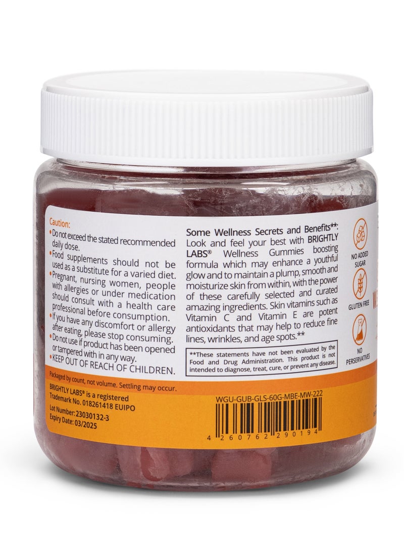 Transform with Glowing Skin Wellness Gummies! Packed with Marine Collagen, Vitamin C & Hyaluronic Acid Mixed Summer Berries Flavor. Sugar-Free. 60 Gummies. - pzsku/ZA3887697EAE370B4BD7FZ/45/_/1690603211/9c034df4-076f-4fe4-a12d-f567d5c292ac