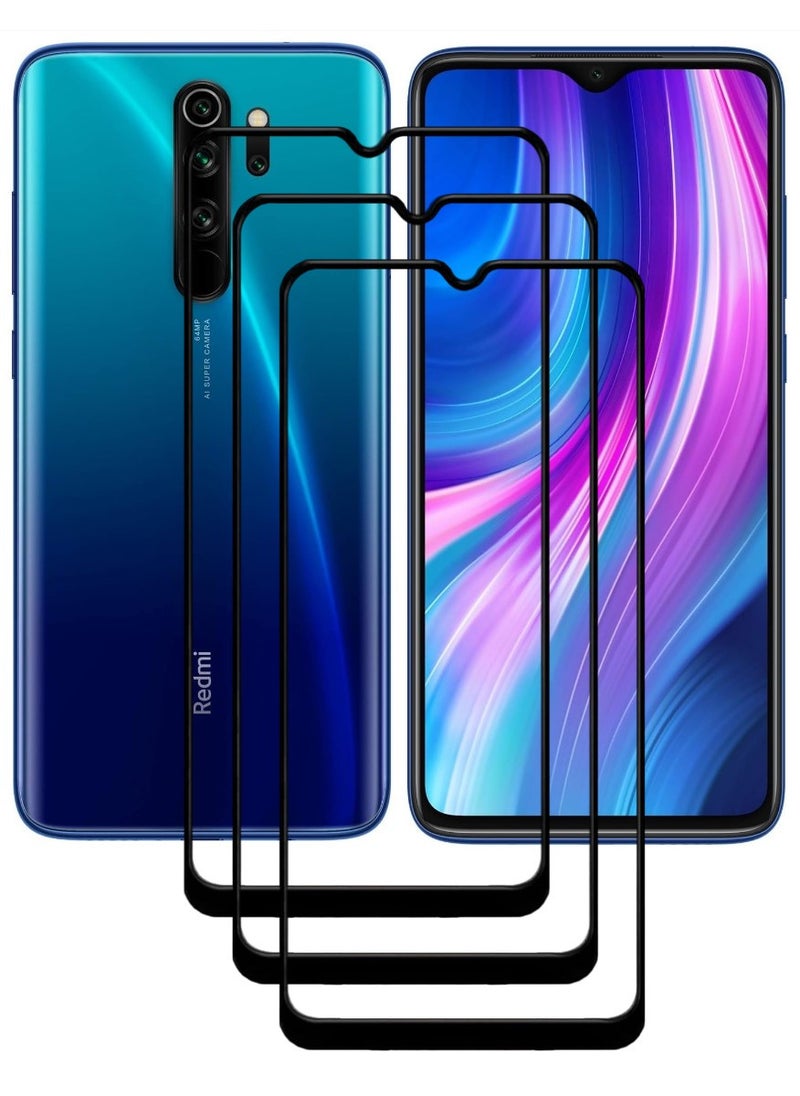 ACLIX 3 Pieces Antistatic ESD Dustproof Premium Quality High Definition Tempered Glass Screen Protector Designed For Xiaomi RedmiNote 8 Pro - Image 1