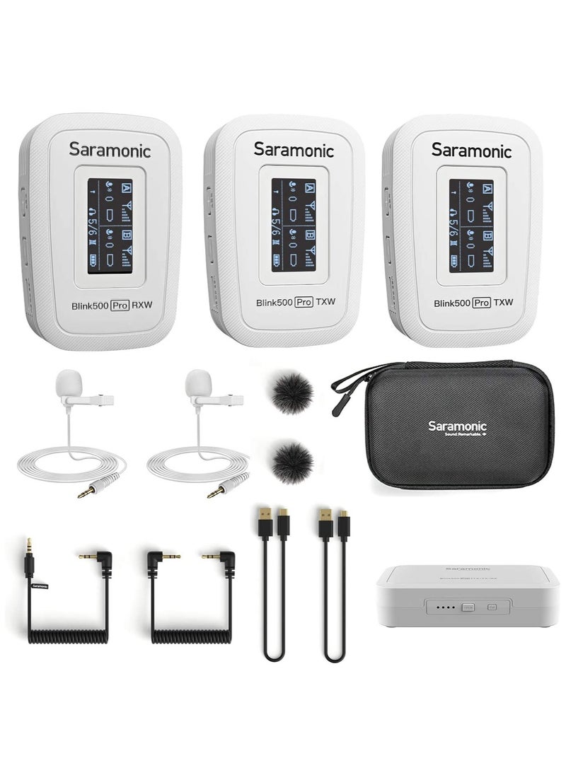 Saramonic - Blink 500 Pro B2 Wireless Microphone System (2 Transmitters + 1 Receiver) - Image 1