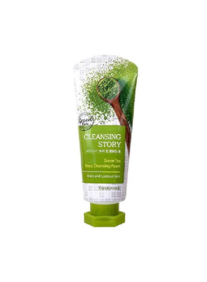 Kwailnara Deep Cleansing Foam Green Tea - Image 3