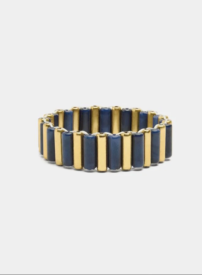 PARFOIS Bracelet With Stone-Effect Beads