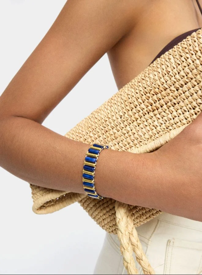 PARFOIS Bracelet With Stone-Effect Beads