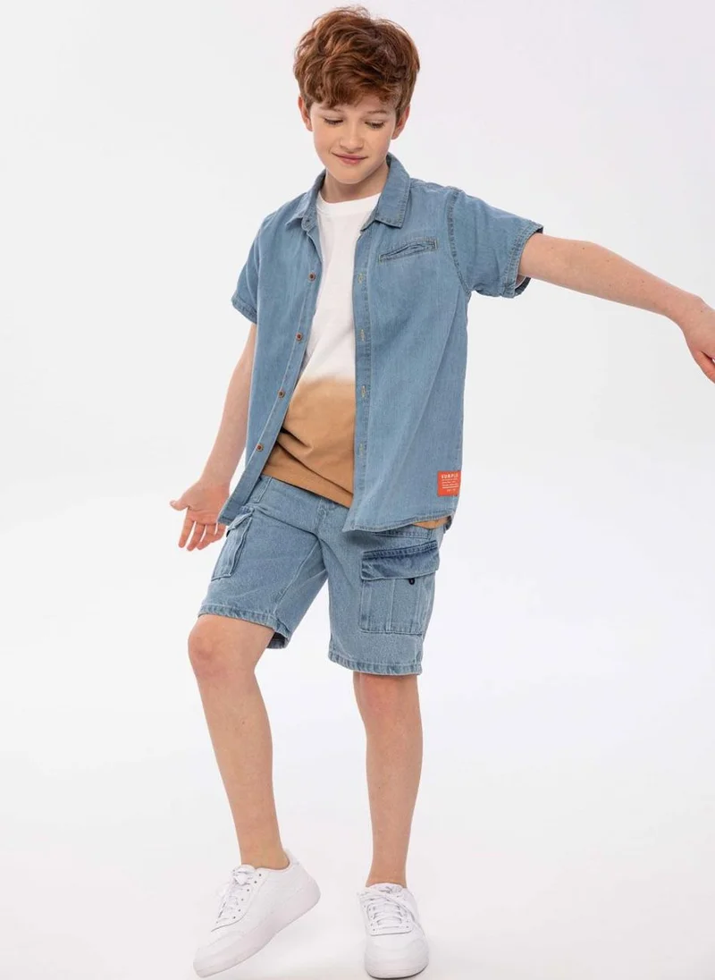MINOTI Kids Boys Denim Shirt