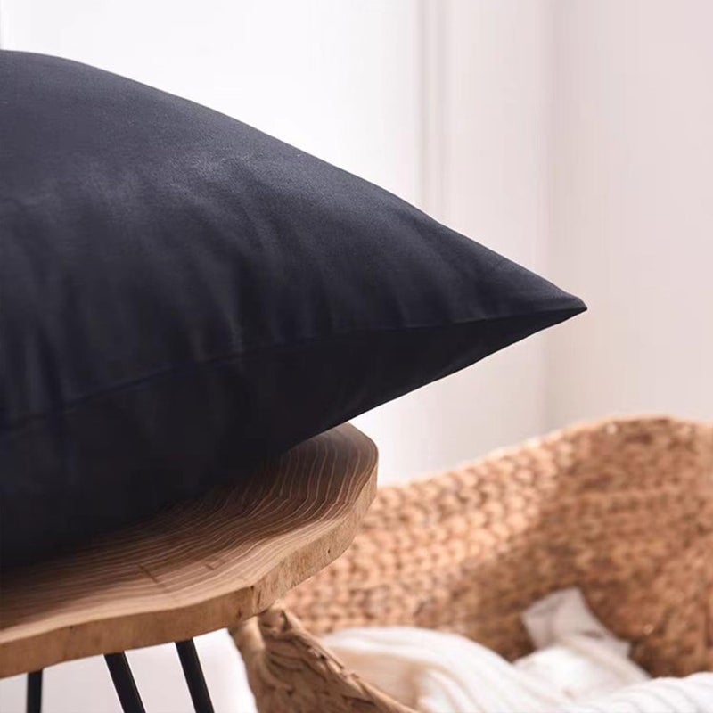 LEISUREWEEK Premium Queen Pillowcases 4 Pack - Black Standard - Ultra Soft 1800 Thread Count Microfiber- Double Brushed - Allergies Free - Wrinkle Resistant Pillowcase - Image 5