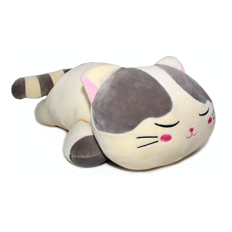 Vintoys Very Soft Cat Big Hugging Pillow Plush Kitten Kitty Stuffed Animals Gray 235 - Image 3