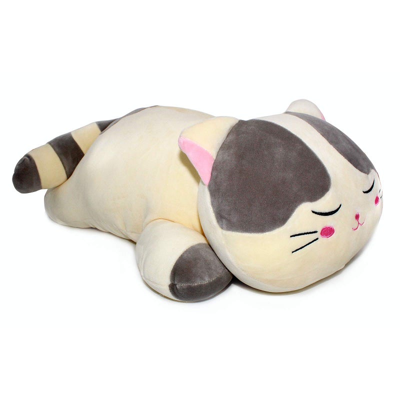 Vintoys Very Soft Cat Big Hugging Pillow Plush Kitten Kitty Stuffed Animals Gray 235 - Image 2