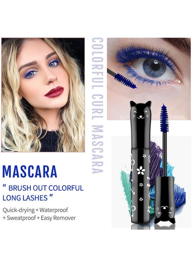 Alisesun 6 Pcs Colored Waterproof Mascara Set, Rainbow Color Fiber Mascara Long Lasting Thick Mascara Charming No Clumping Masacara Brown Mascara Natural Hypoallergenic Colored Makeup Cruelty Free - Image 4