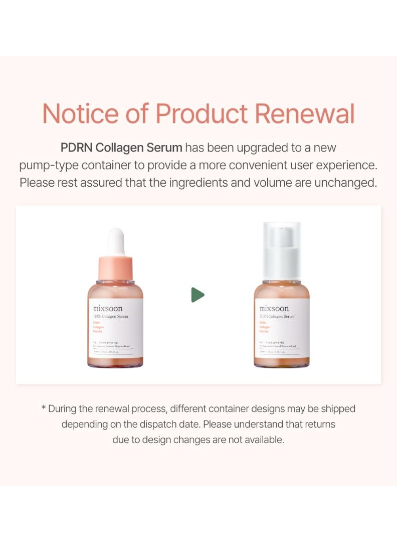 مكس سون [MIXSOON] PDRN Collagen Serum 30ml - Image 2