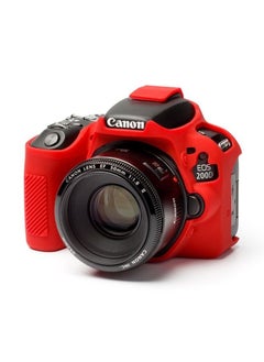 Secure Grip Camera Case for Canon 200D/250D SL2/SL3 Red