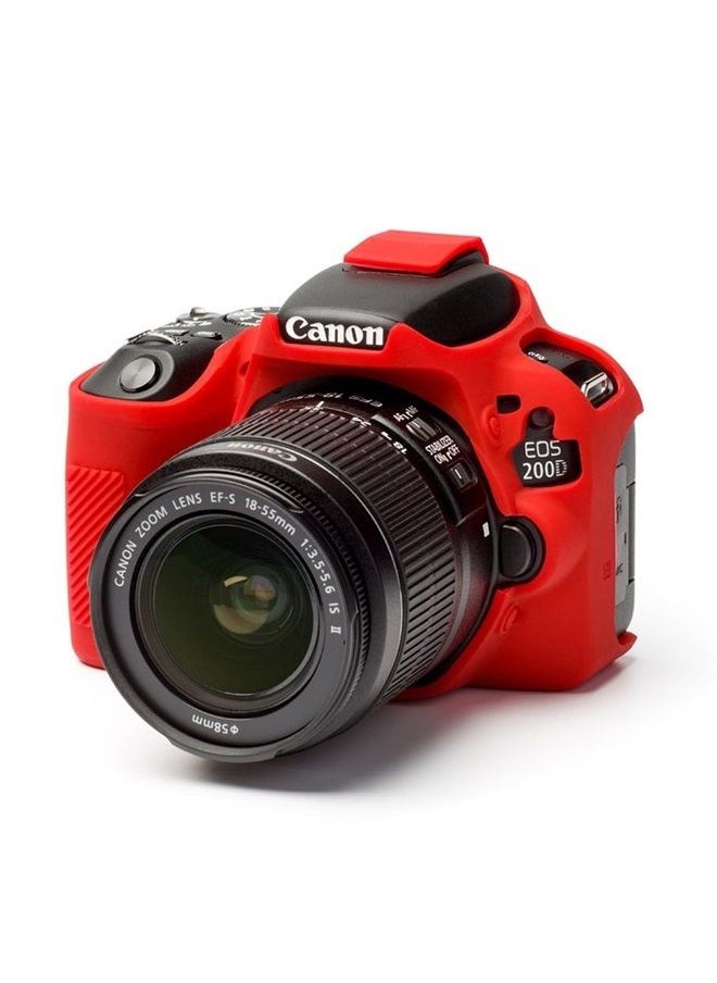 easyCover - Secure Grip Camera Case for Canon 200D/250D SL2/SL3 Red - Image 1