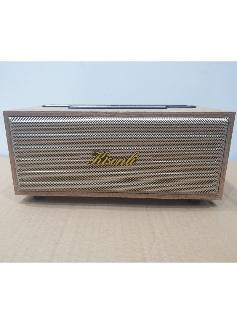Kisonli blutooth speaker in wood design - Image 3