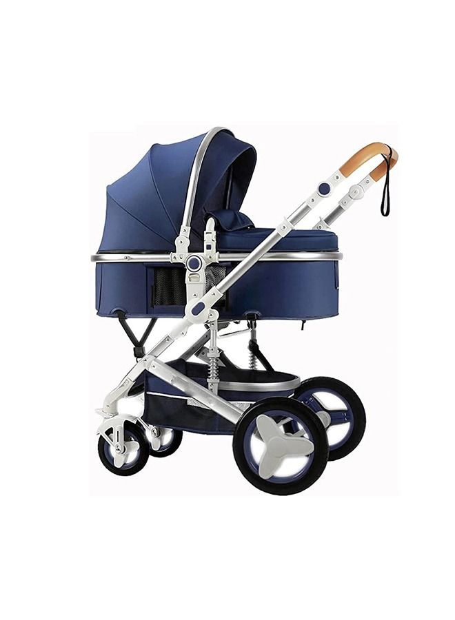 جي تي-ويل عربة أطفال محمولة بتصميم خاص للسفر ، عربة أطفال حديثي الولادة ، TR20 (أزرق بريم) - Image 2