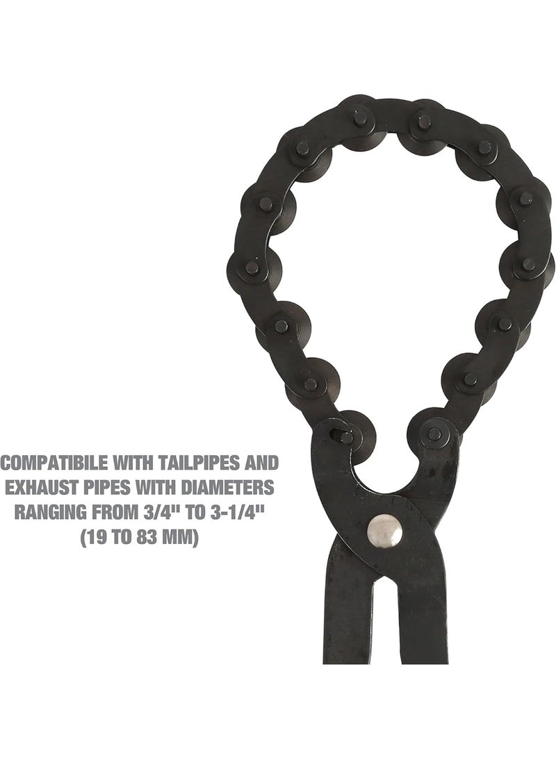 OEMTOOLS 27045 Exhaust Cutter, Cuts 3/4" to 3-1/4" Pipe, Durable Chain Cutter Tool, Easy One-Handed Rotation, Compact Pipe Cutter Chain for Tight Spaces - Image 3