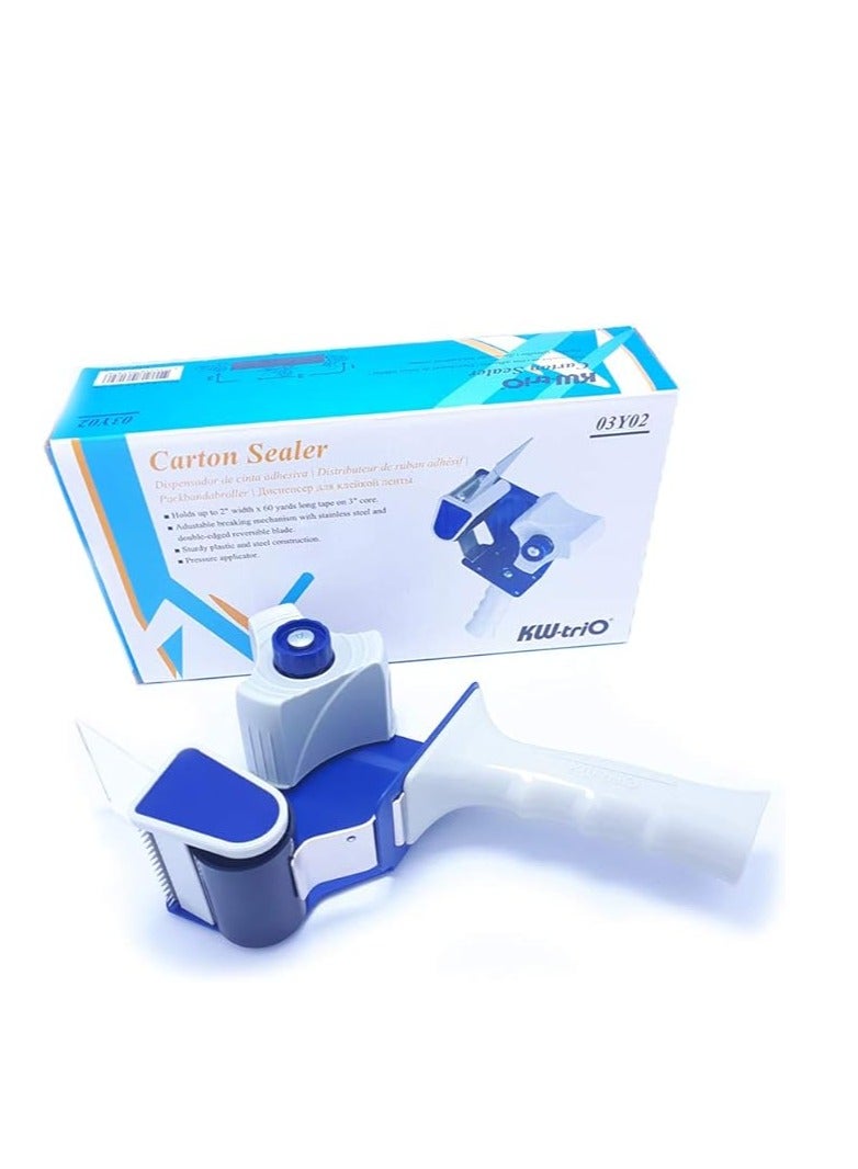KWTrio مسدس موزع شريط التعبئة لختم صناديق الكرتون، 5 سم - Image 1