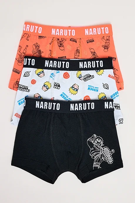 أر أند بي 3 Pack Naruto Print Briefs