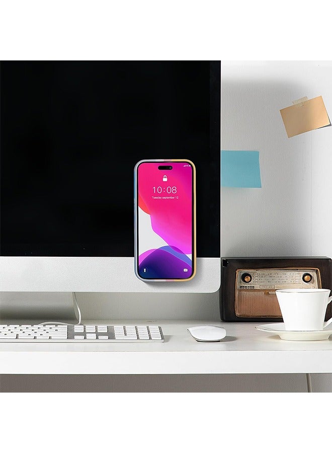 Ocean Silicone Suction Phone Case Mount, 4 Pcs Non-Slip Adhesive Phone Holder for Selfies and Videos, Hands-Free Phone Sticky Grip, Silicon Adhesive Sticky Stand for iPhone and Android, White  - Image 5