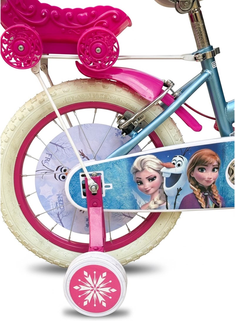 ديزني فروزن دراجه فروزن بناتي مقاس 16 للاعمار  4 الى 7 سنوات - Image 2
