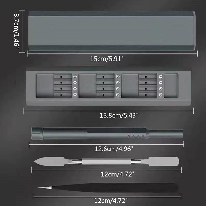 44 in 1 Magnetic Screwdriver Set with Precision Bits and Mini Tool Box - Image 3