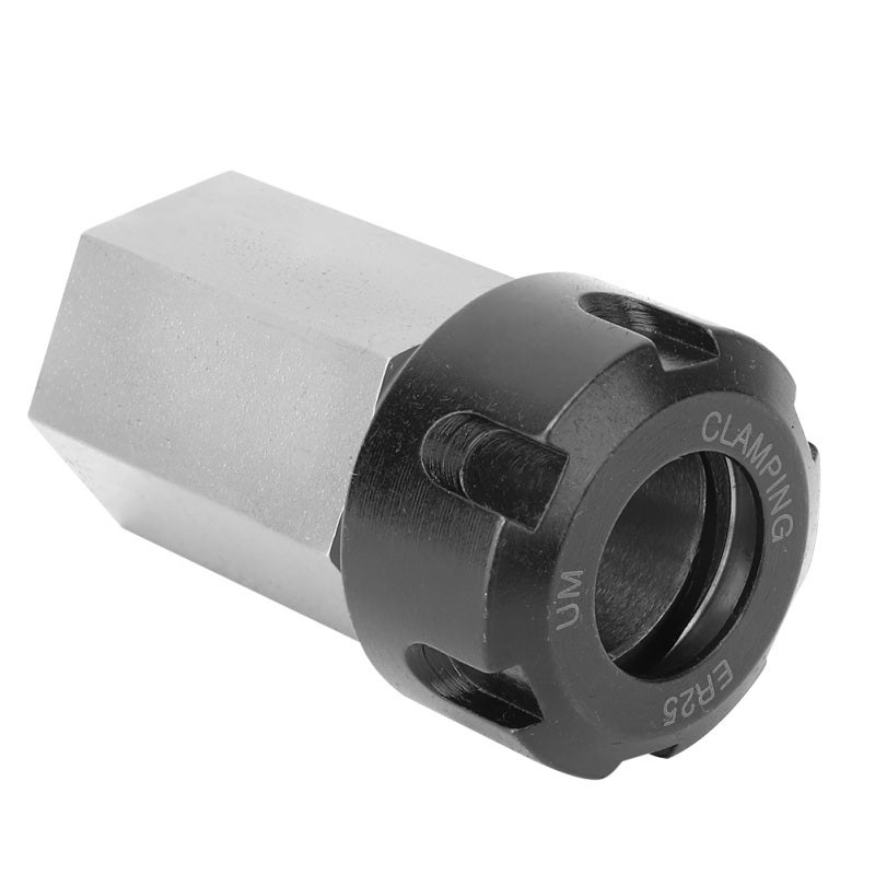 ER25 Collet Block Hex ER25 Collet Block Chuck for Lathe - Hardened Tool Steel High Strength Collet Holder for CNC Engraving Machine - Image 2