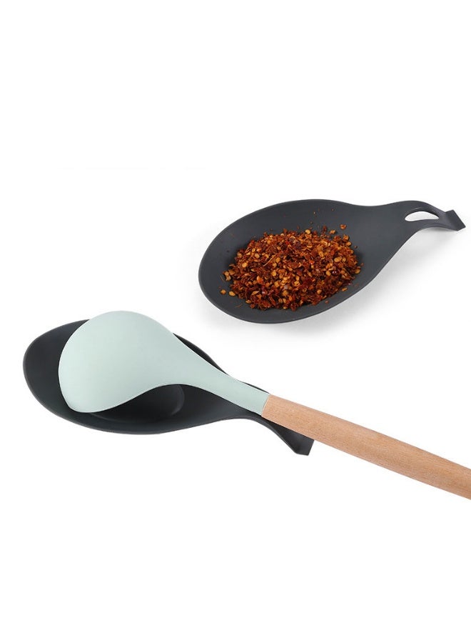 حامل ملاعق سيليكون، حامل ملاعق مطبخ سيليكون، حامل ملاعق مطبخ للمطبخ المنزلي، تخزين أدوات المطبخ - Image 1