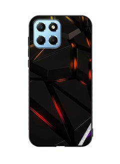 Protective Case Cover For Honor X8 5G Abstract Design Multicolour