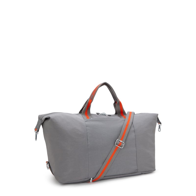 kipling Bori Inviting Grey Large Weekender with Trolley Sleeve and Removable Shoulderstrap - Image 2