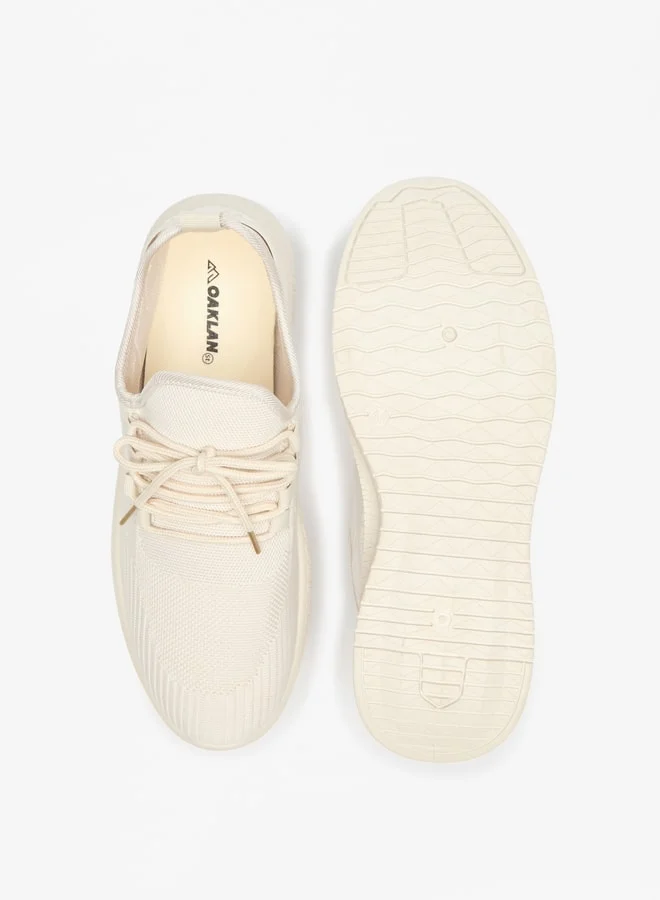 Oaklan by Shoexpress Men's Textured  Lace-Up Sports Shoes