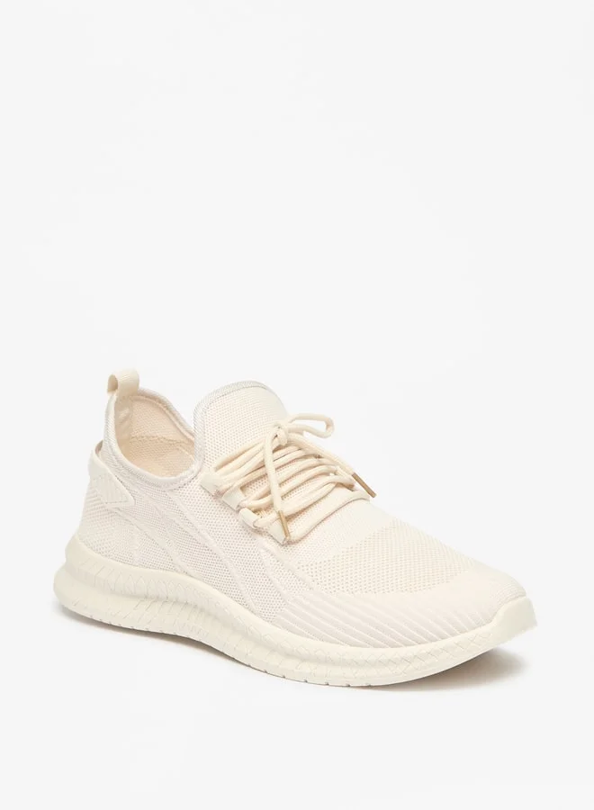 Oaklan by Shoexpress Men's Textured  Lace-Up Sports Shoes