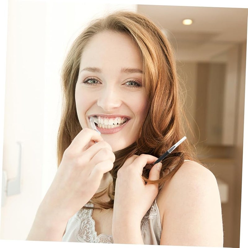 50pcs Black Interdental Brushes Soft Bristles for Deep Cleaning Plaque Gum Care Portable Gap Cleaner - Image 5