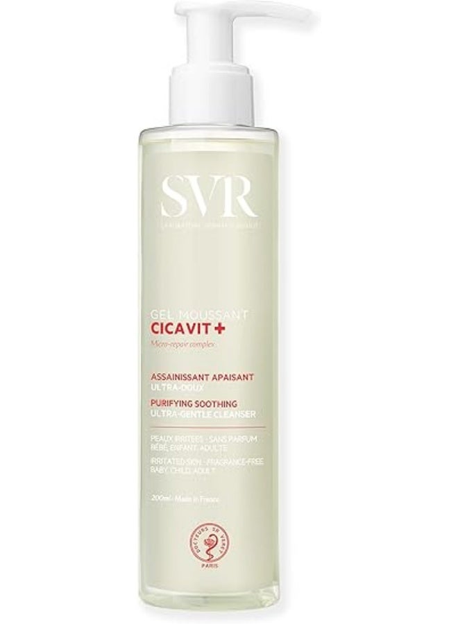 SVR Cicavit+ Ultra Gentle Soothing Purifying Cleanser 200ml