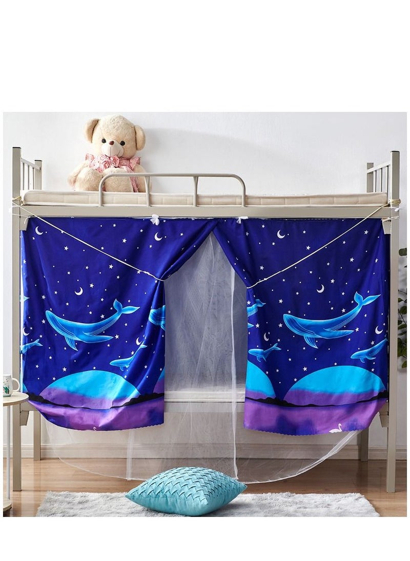 Bluejw Northern Lights Designed Lower Deck Curtain Cotton Blend - Image 1