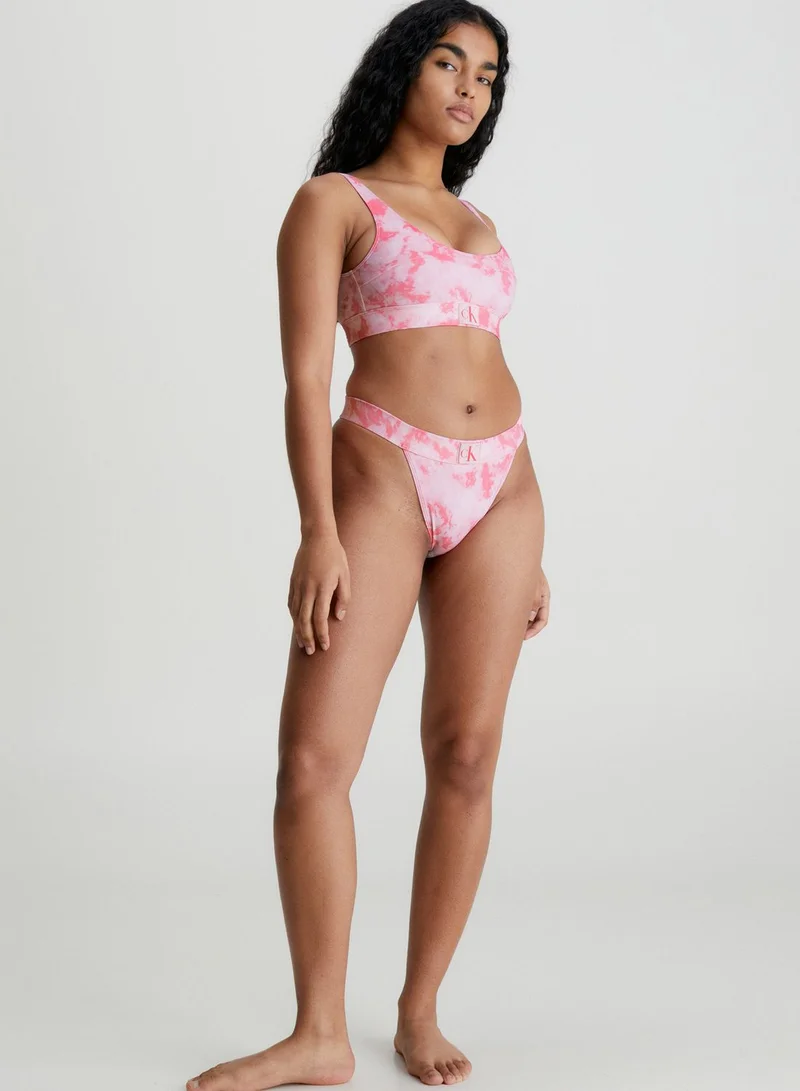 CALVIN KLEIN Scoop Neck Bikini Top