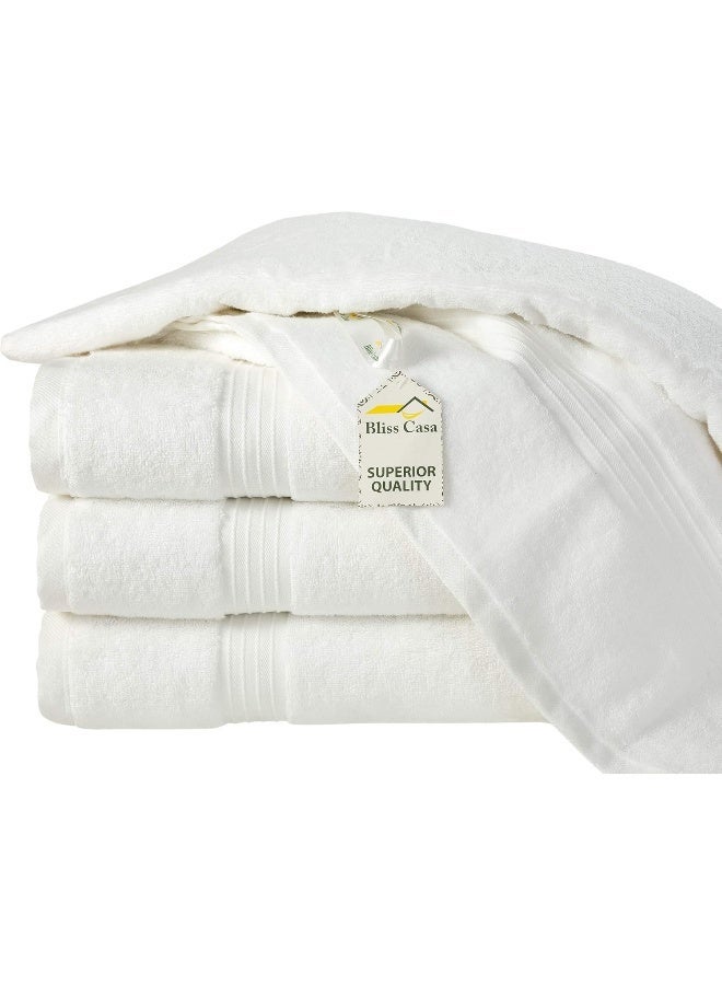 بليس كاسا مناشف حمام قطنية مشطوفة  قطع من بليس كاسا  جي إس إم سريعة الجفاف عالية الامتصاص سميكة وناعمة بجودة الفنادق للحمام والسبا  بوصة - Image 4