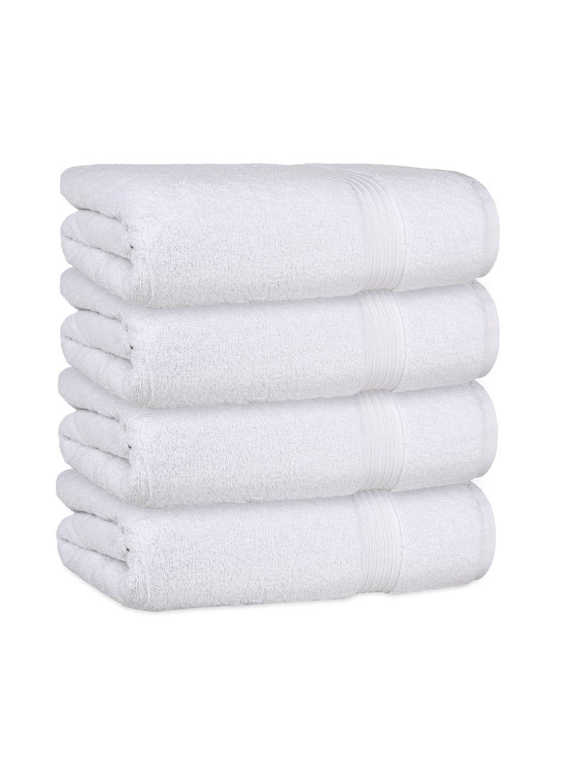 بليس كاسا مناشف حمام قطنية مشطوفة  قطع من بليس كاسا  جي إس إم سريعة الجفاف عالية الامتصاص سميكة وناعمة بجودة الفنادق للحمام والسبا  بوصة - Image 1