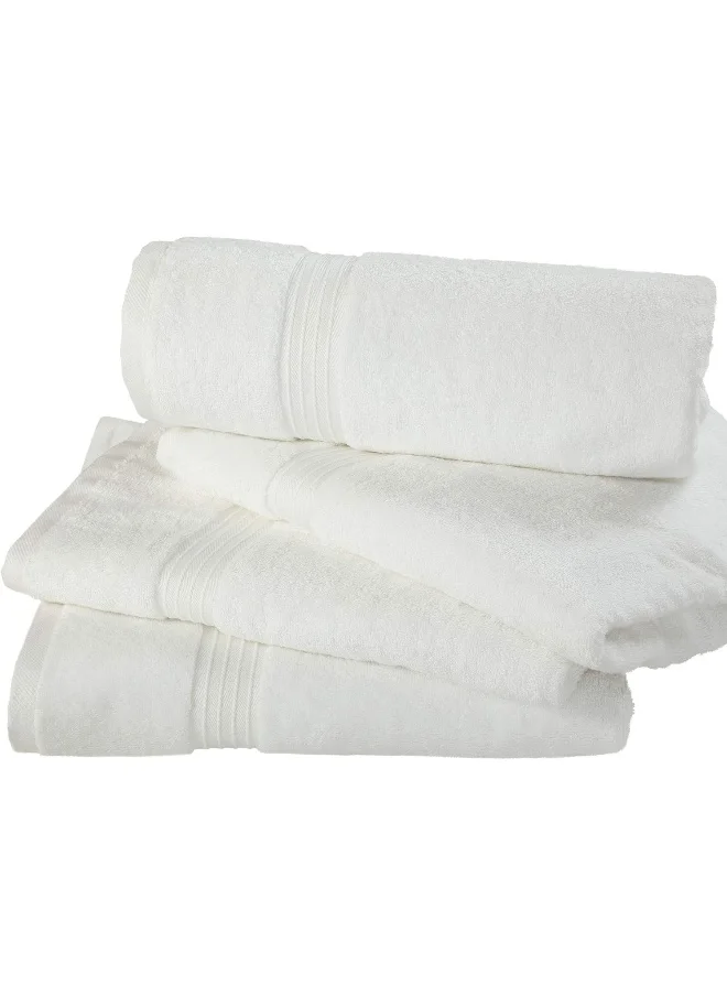Bliss Casa Bliss Casa 4-Piece 100% Combed Cotton Bath Towels - 550 GSM Quick Dry Highly Absorbent Bathroom Towels - Thick Soft Hotel Quality Bath Towel Set for Bath And Spa 27x54 Inch