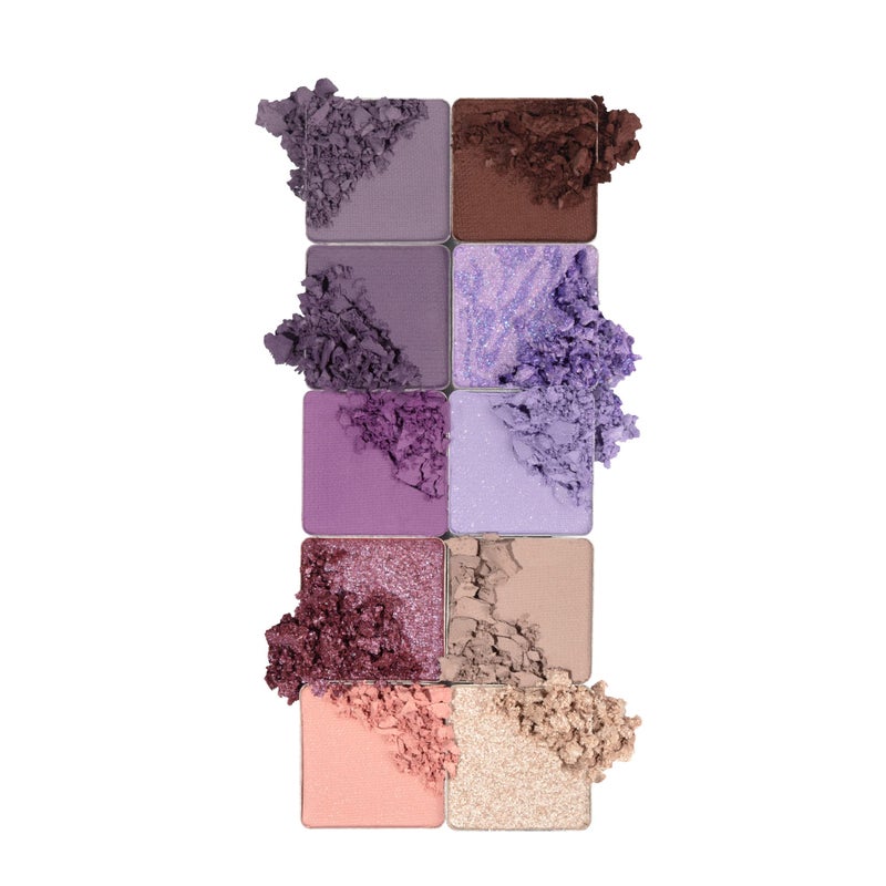 Pacifica Eyeshadow Palette â€“ Purple Nudes Mineral Eyeshadow, Wearable Purple Tones with Matte, Shimmer & Metallic, Cocoa Butter Infused, Talc-Free, Vegan & Cruelty-Free, 0.24 oz (10 Shades) - Image 2