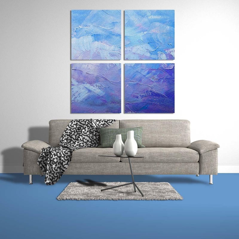 BPA Earth And Sky Canvas Wall Art - 4 Pieces - Image 1